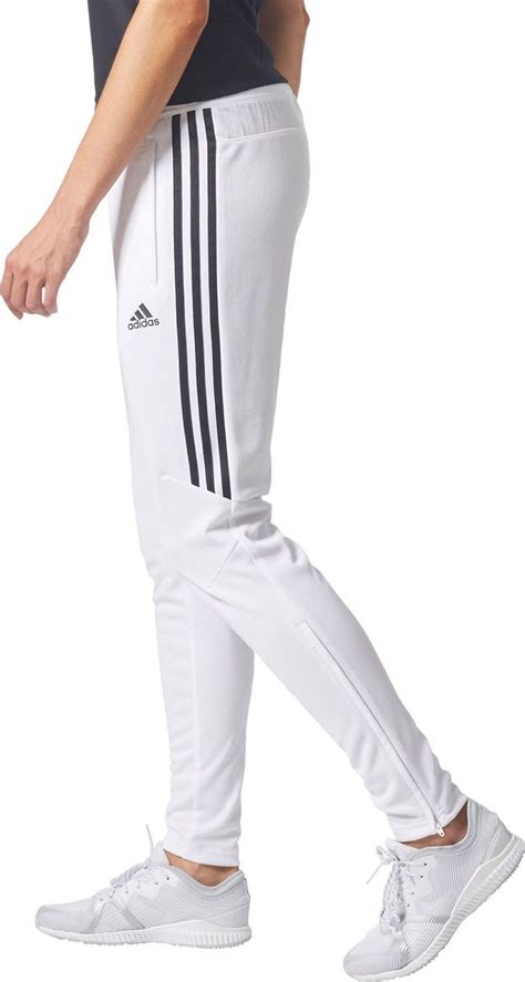 white Adidas track pants women